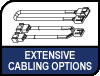 Extensive Cabling Options