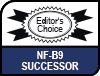 Image shows Succeeding the award-winning NF-A9 logo.