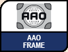Image shows the AAO frame design.