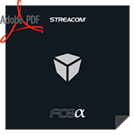 Image shows Streacom FC8 ALPHA User Guide logo.