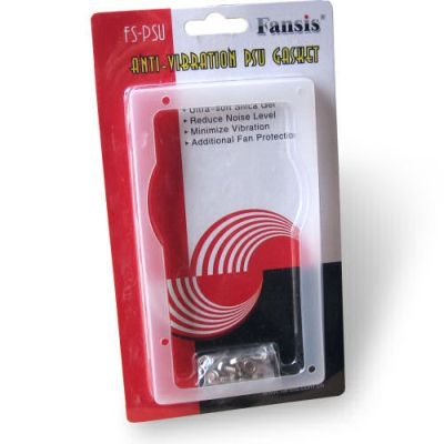 Fansis Anti Vibration Soft Silicone Power Supply Gasket - Clear