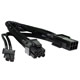 Image shows the NZXT CB 8V 6-Pin to 6+2-Pin VGA Extension Premium Cables.